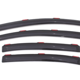 AVS 12-15 Honda Civic Ventvisor In-Channel Front & Rear Window Deflectors 4pc - Smoke