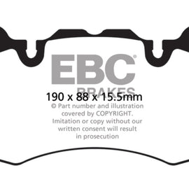 EBC 13+ Land Rover Range Rover 3.0 Supercharged Yellowstuff Front Brake Pads