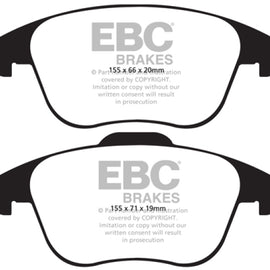 EBC 15 and up Audi Q3 2.0 Turbo Ultimax2 Front Brake Pads