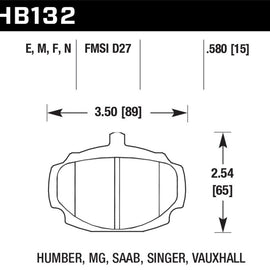 Hawk HP+ Street Brake Pads