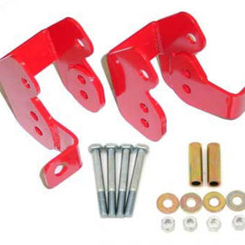 BMR 82-02 3rd Gen F-Body Bolt-On Control Arm Relocation Brackets - Red