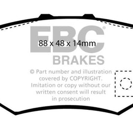 EBC 02-04 Honda CR-V 2.4 Greenstuff Rear Brake Pads