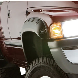 Bushwacker 02-08 Dodge Ram 1500 Fleetside Pocket Style Flares 4pc 75.9/76.3/97.9in Bed - Black