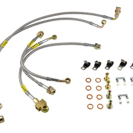 Goodridge 00-06 Chevrolet Tahoe (w/Rear Disc w/o Stabila Trak) Stainless Steel Brake Line Kit