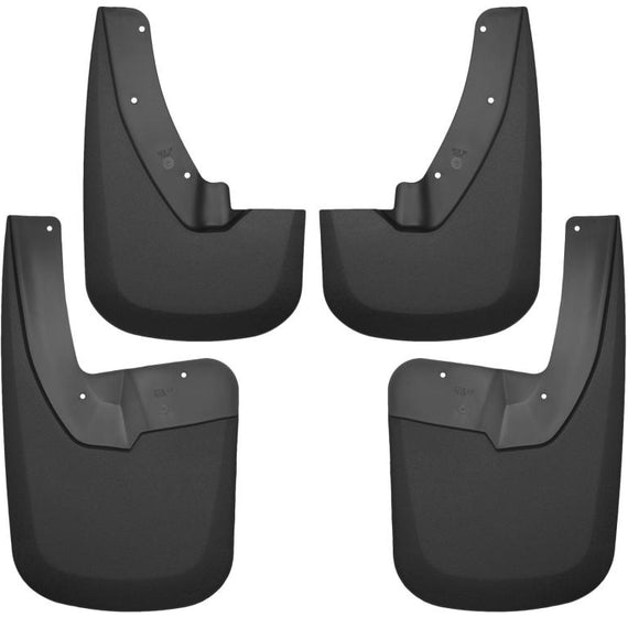 Husky Liners 09-17 Dodge Ram 1500/2500 Both w/ OE Fender Flares Front and Rear Mud Guards - Black