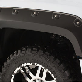 Bushwacker 14-15 GMC Sierra 1500 Fleetside Boss Pocket Style Flares 4pc 69.3/78.8/97.6in Bed - Black