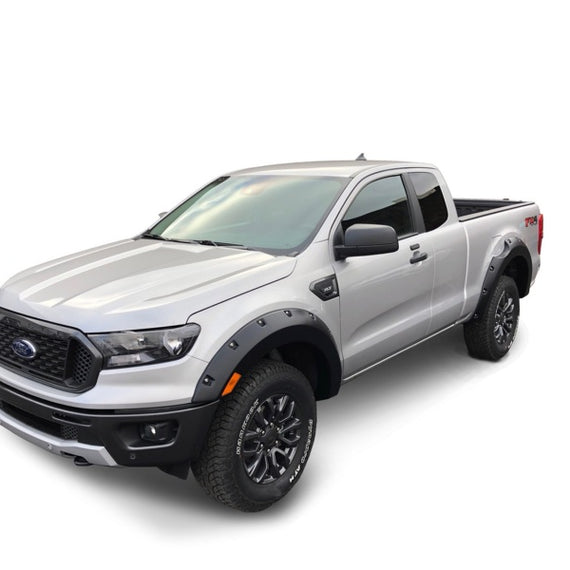 Bushwacker 2019 Ford Ranger Pocket Style Flares 4pc SuperCrew 60in Bed - Black