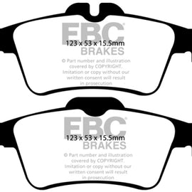 EBC 08-10 Chevrolet Cobalt 2.0 Turbo (SS) Yellowstuff Rear Brake Pads