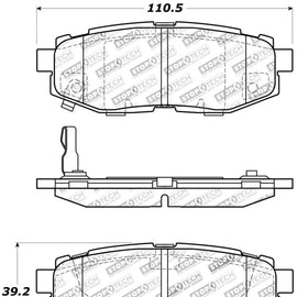 StopTech Performance 06-10 Subaru Legacy Sedan/Outback/13 BRZ / 13 Scion FR-S Rear Brake Pads
