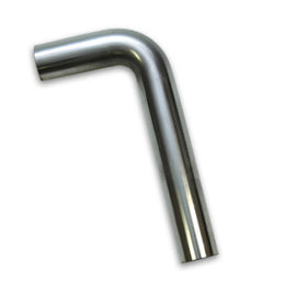 Vibrant 2.5in O.D. T304 SS 90 deg Mandrel Bend 4in x 12in leg lengths (3.5in Centerline Radius)