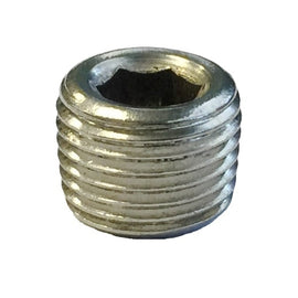 Torque Solution Stainless Steel 1/8 in NPT Plug: Universal Single Plug