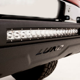 Lund 19-22 Chevrolet Silverado 1500 (Excl. 2019 LD) Bull Bar w/ Light & Wiring-Blk - Black