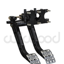 Wilwood Adjustable Dual Pedal - Brake / Clutch - Rev. Swing Mount - 5.1:1