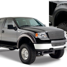 Bushwacker 04-08 Ford F-150 Styleside Pocket Style Flares 4pc 66.0/78.0/96.0in Bed - Black