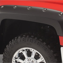 Bushwacker 07-14 Chevy Silverado 2500 HD Pocket Style Flares 2pc - Black