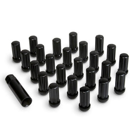 ICON Alloys Lug Nut Kit Black - 14x1.5 - 24 Lug Nuts w/ Key