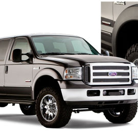 Bushwacker 99-07 Ford F-250 Super Duty Styleside Extend-A-Fender Style Flares 4pc - Black