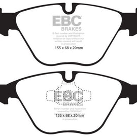 EBC 13+ BMW X1 2.0 Turbo (28i) Redstuff Front Brake Pads