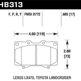 Hawk LTS Street Brake Pads