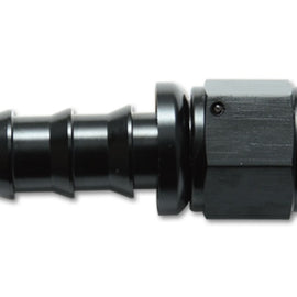 Vibrant -4AN Push-On Straight Hose End Fitting - Aluminum