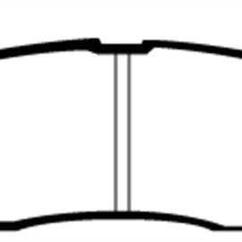 EBC 97-02 Ford Escort 2.0 Redstuff Rear Brake Pads