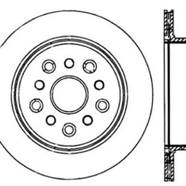 StopTech 5/93-98 Toyota Supra Right Rear Slotted & Drilled Rotor