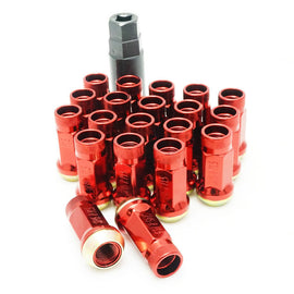 Wheel Mate Muteki SR45R Lug Nut Kit Lock Set 12x1.5 45mm - Red