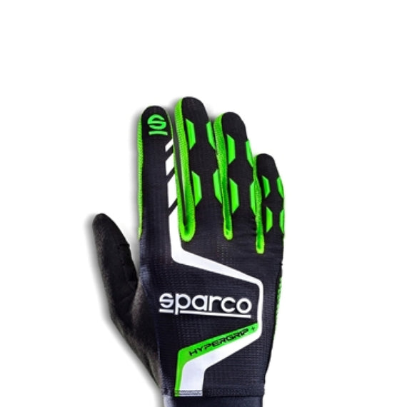 Sparco Gloves Hypergrip+ 10 Black/Green