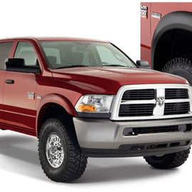 Bushwacker 10-18 Dodge Ram 2500 Fleetside Extend-A-Fender Style Flares 4pc 76.3/98.3in Bed - Black