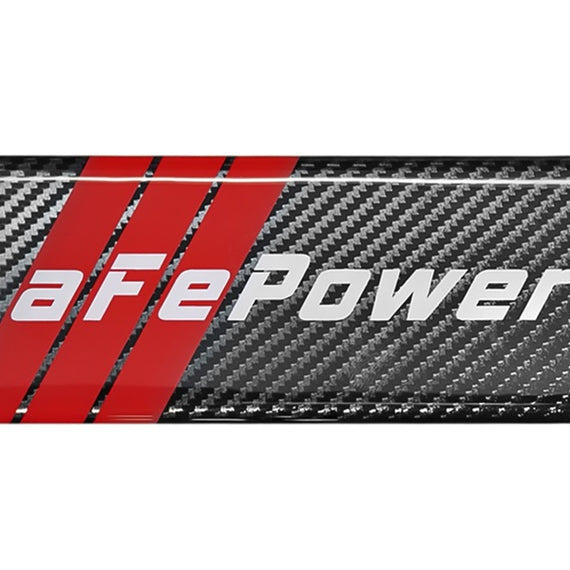 aFe POWER Motorsports Logo Urocal Carbon Fiber 1.86in x 5.12in