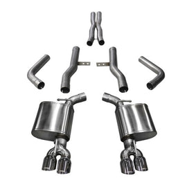 Corsa 17-18 Dodge Challenger 5.7L V8 Xtreme Cat-Back Dual Rear Exit w/3.5in Polished Tips