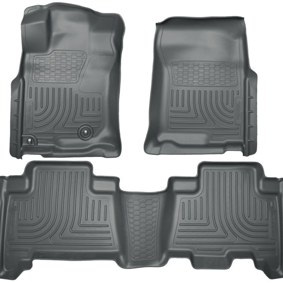 Husky Liners 10-12 Toyota 4Runner/Lexus GX460 WeatherBeater Combo Black Floor Liners