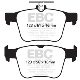 EBC 14-20 Audi S3 2.0 Turbo Yellowstuff Rear Brake Pads