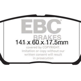 EBC 12-15 Hyundai Veloster 1.6 Turbo Greenstuff Front Brake Pads