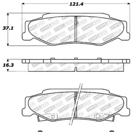 StopTech Performance 04-08 Cadillac XLR/XLR-V / 97-10 Chevrolet Corvette Rear Brake Pads