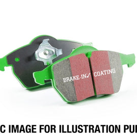 EBC 13+ Ford F250 (inc Super Duty) 6.2 (2WD) Greenstuff Rear Brake Pads