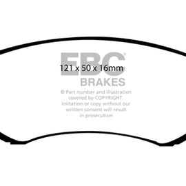 EBC 89-94 Nissan Skyline (R32) 1.8 Yellowstuff Front Brake Pads