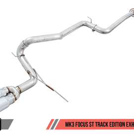 AWE Tuning Ford Focus ST Track Edition Cat-back Exhaust - Chrome Silver Tips