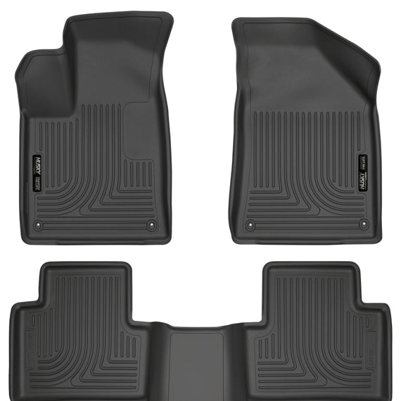 Husky Liners 15 Chrysler 200 Weatherbeater Black Front and Second Seat Floor Liners