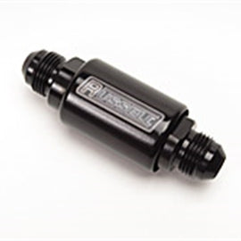 Russell Performance Black Anodized (3-1/4in Length 1-1/4in dia. -8 male inlet/outlet)