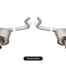 Corsa 2015-2020 Ford Mustang GT350/R 5.2L V8 Dual Rear Axle-Back- Stainless Dual Rear Exit