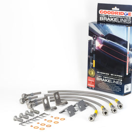 Goodridge 06-13 Chevrolet Corvette Z06/ZR1/Grand Sport Stainless Steel Brake Line Kit