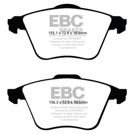 EBC 07-13 Mazda 3 2.3 Turbo Yellowstuff Front Brake Pads