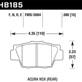 Hawk HP+ Street Brake Pads