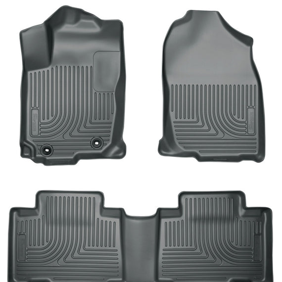 Husky Liners 2013 Honda Accord WeatherBeater Black Front & 2nd Seat Floor Liners (4-Door Sedan Only)