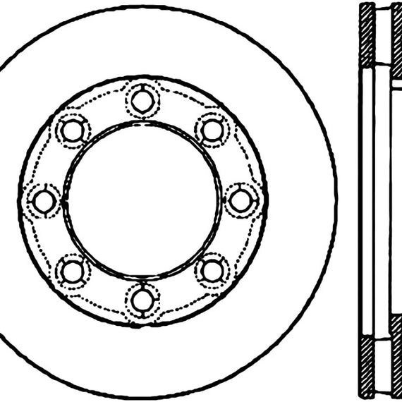 StopTech Slotted & Drilled Sport Brake Rotor