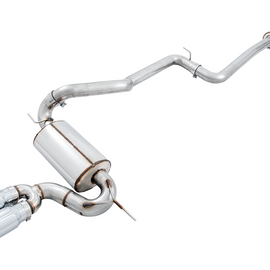 AWE Tuning Ford Focus ST Touring Edition Cat-back Exhaust - Resonated - Chrome Silver Tips