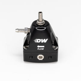 DeatschWerks DWR1000iL In-Line Adjustable Fuel Pressure Regulator - Black