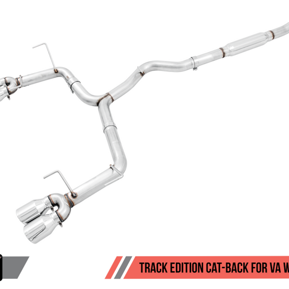 AWE Tuning Subaru WRX/STI VA/GV Sedan Track Edition Exhaust - Chrome Silver Tips (102mm)