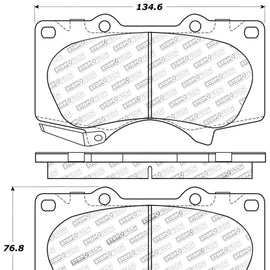 StopTech Performance 03-09 Lexus GX 470 Front Brake Pads